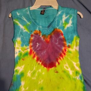 Heart tie dye
